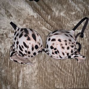 Cheetah push up bra